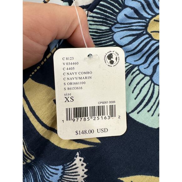 FREE PEOPLE NWT Bali Albright Jumpsuit in Navy Combo // XS - Picture 14 of 14